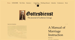 Desktop Screenshot of gottesdienst.org
