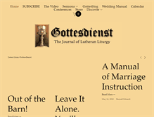 Tablet Screenshot of gottesdienst.org